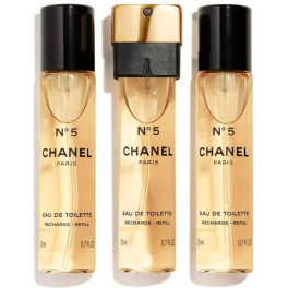 Chanel Nº 5 Eau de Toilette Vaporizador Twist & Spray 3 Refills X 20 Ml Mujer