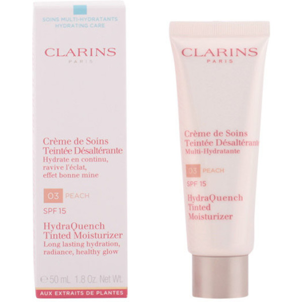 Clarins Multi-hydratante Crème De Soins Désaltérante 03-peach 50 Ml Mujer