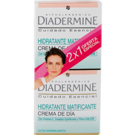 Diadermine Crema Hidratante Matificante Dia Pnm Lote 2 X 50 Ml Mujer
