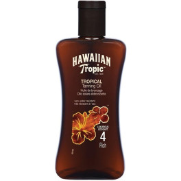 Hawaiian Coconut Tropical Tanning Oil Spf4 200 Ml Unisex