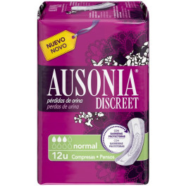 Ausonia Discrete Normale Incontinentie Pads 12 Eenheden Vrouw