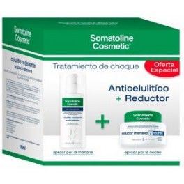 Somatoline Tratamiento de Choque Anticelulítico 150 ml + Reductor 450 ml Somatoline Tratamiento de Choque Anticelulítico 150 ml + Reductor 450 ml