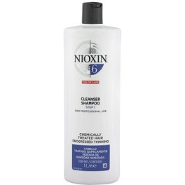 Nioxin System 6 Shampoo volumizador para cabelos muito fracos e grossos 1000 ml unissex