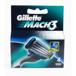 Gillette Mach3 Recarga 4 Unidades Nuevo Formato