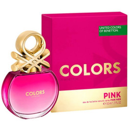 Benetton Colors Pink Eau de Toilette Vaporizador 50 Ml Mujer