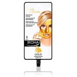 Iroha Nature Gold Peel-off Firming Mask 4 Uses Mujer