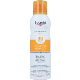 Eucerin Sensitive Protect Sun Spray Transparent Dry Touch spf30 Unisex
