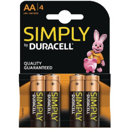 Duracell Simply Aa4 Pack 4 Pilas Lr6