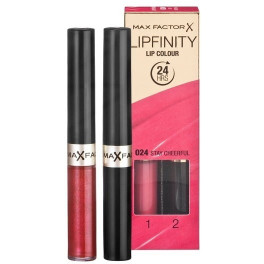 Max Factor Lipfinity Color de labios 024 Manténgase alegre 23ml +Balm 19GR