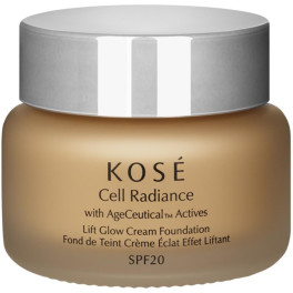 Kose Cell Radiance Lift Glow Cream Foundation 203 Deep Beige 30ml