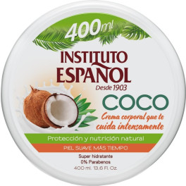 Instituto Español Coconut Creme Corporal Super Hidratante 400 ml Unissex