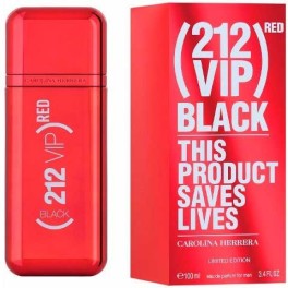 Carolina Herrera 212 Vip Black Red Limited Edition Eau de Parfum Vaporizador 100 Ml Hombre