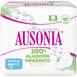 Ausonia Organic Compresse Ali Normali 12 Unitu00e0 Donna