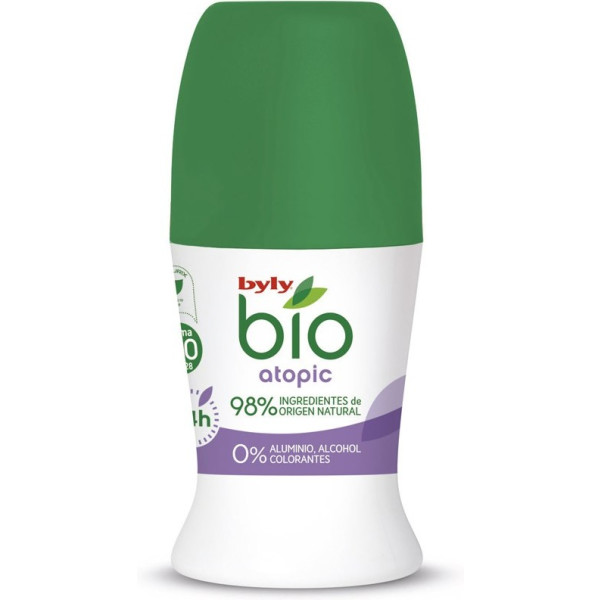 Byly Bio Natural 0% Déodorant Atopique Roll-on 50 Ml Unisexe