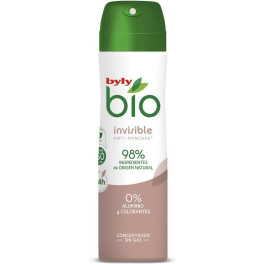 Byly Bio Natural 0% Invisible Deodorant Spray 75 Ml Unisex