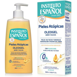 Oleogel de banho e ducha do instituto espanhol para pele atópica 300 ml unissex