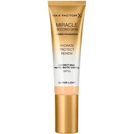 Max Factor Miracle Touch Second Skin Found.spf20 2-fair Light 30 Ml Mujer
