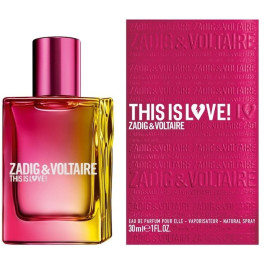Zadig & Voltaire This Is Love Pour Elle Eau de Parfum Vaporizador 30 Ml Mujer
