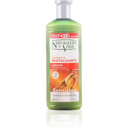 Naturaleza Y Vida Sensitive Shampoo Revitalizante 300+100 ml Unissex