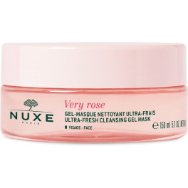 Nuxe Very Rose Gel-masque Nettoyant Ultra Frais Visage 150 Ml Unisex