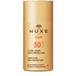 Nuxe Sun Fluide Léger Haute Protection Spf50 50 Ml Unisex
