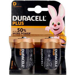 Duracell Plus Power Lr20mn1300 Pilas Pack X 2 Uds Unisex