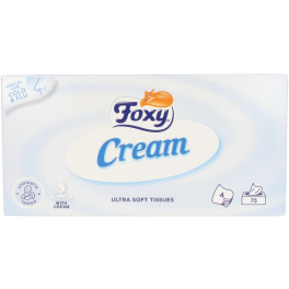 Foxy Facial Cream Pañuelos Pieles Sensibles 75 Uds Unisex