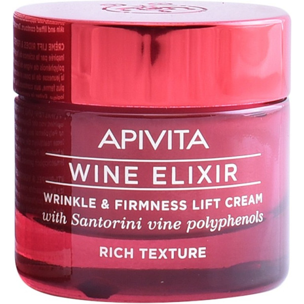 Apivita Wine Elixir Crema Antiarrugas Textura Rica