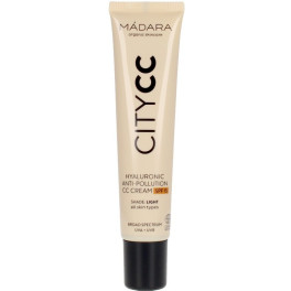 Mu00e1dara Organic Skincare Citycc Hyaluronic Anti-pollution Cc Cream Spf15 Light 40 Ml Unisex