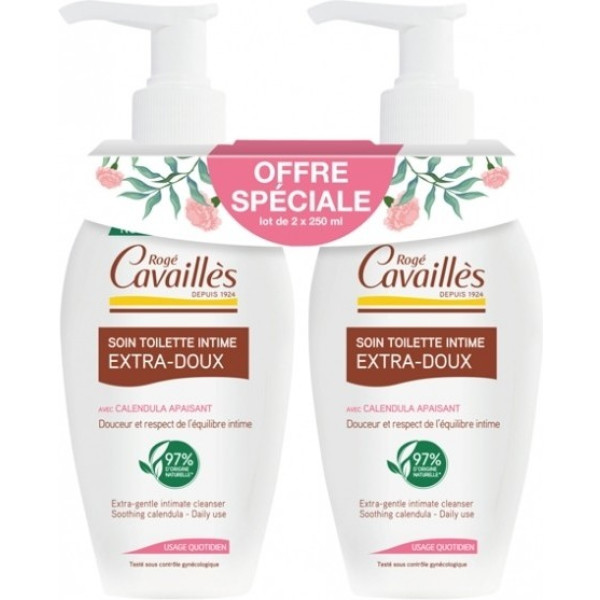 Roge Cavailles Soin Intime Extra Doux 2x250r