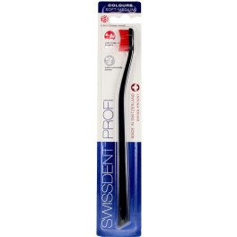 Swissdent Colours Classic Toothbrush Black&red Unisex