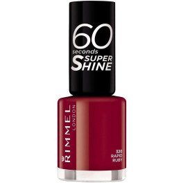 Rimmel London 60 Seconds Super Shine 320-rapid Ruby Mujer