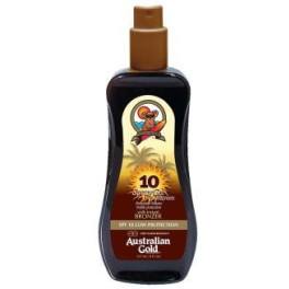 Australian Gold Sunscreen Spf10 Spray Gel With Instant Bronzer 237 Ml Unisex