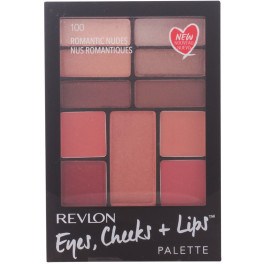 Revlon Palette Eyes Cheeks + Lips 100-romantic Nudes Mujer