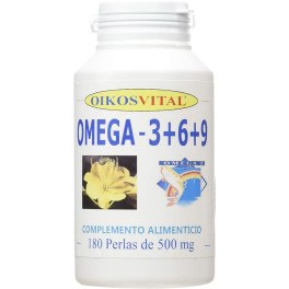 Oikos Vital Omega 3 + 6 + 9 500 Mg 180 Perlas