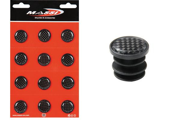 Massi Tapon Manillar Carbono Kit 12 Unidades Massi Tapon Manillar Carbono Kit 12 Unidades