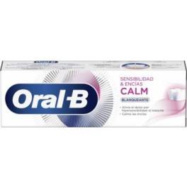 Creme dental branqueador Oral-b Sensitivity & Gums Calm 75 ml unissex