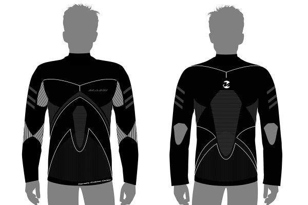 Massi Camis. M/l Thermetic Evolut. Carbon T-s Massi Camis. M/l Thermetic Evolut. Carbon T-s