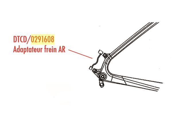 Look Kit Adaptador Cuadro 989 Para Freno Look Kit Adaptador Cuadro 989 Para Freno