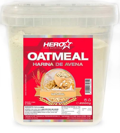 Hero Oatmeal Harina de Avena Natural 2 Kg Hero Oatmeal Harina de Avena Natural 2 Kg