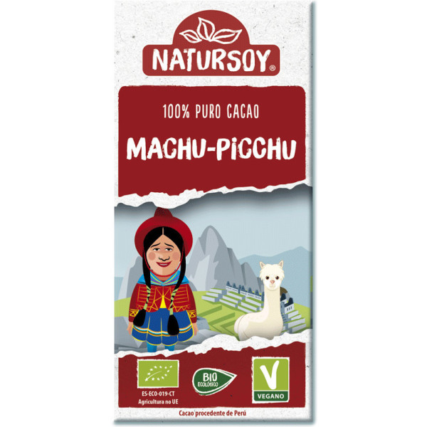 Natursoy Super Chocolate Machu Pichu 100% Puro Cacao Bio