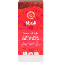 Khadi Henna Natural Amla Jatropha Khadi Granel 500 G