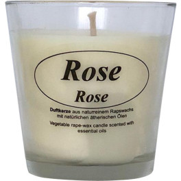 Kerzerfarm Vela Vegetal Perfumada Con Aceite Esencial De Rosa