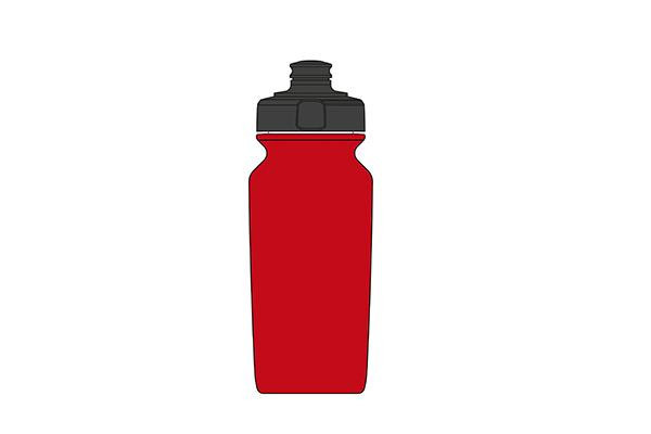 Massi Bidon Atlas 500 Cc. Rojo Transparente Massi Bidon Atlas 500 Cc. Rojo Transparente