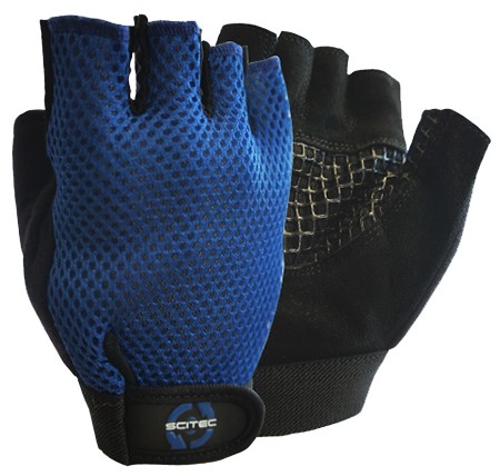 Scitec Guantes Basic Blue Scitec Guantes Basic Blue