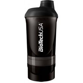 BioTechUSA Wave+ Shaker 600+200+150 ml Smoked Gray